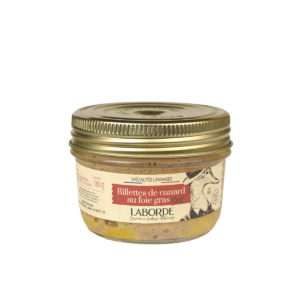 Rilettes de canard 30% foie gras - bocal 180 g