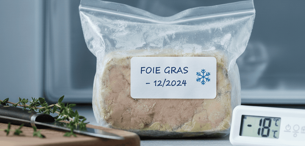 congeler foie gras